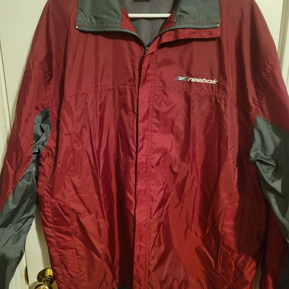 Vintage Reebok windbreaker jacket size medium